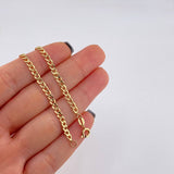 Cadena Cubana 7.6 g / 24 in / 4.2 mm Oro Amarillo 18K