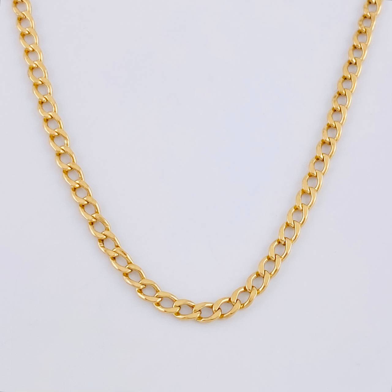 Cadena Cubana 8.15 g / 31 1/2 in / 2.95 mm Oro Amarillo 18K