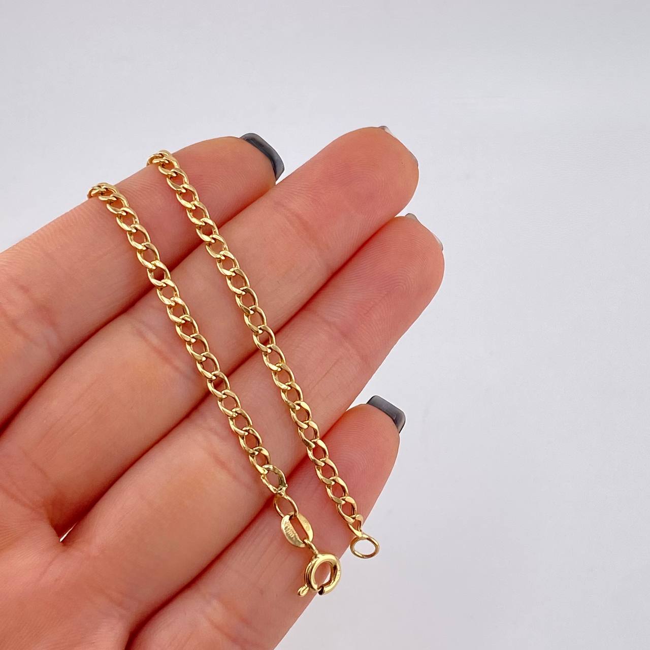 Cadena Cubana 8.15 g / 31 1/2 in / 2.95 mm Oro Amarillo 18K