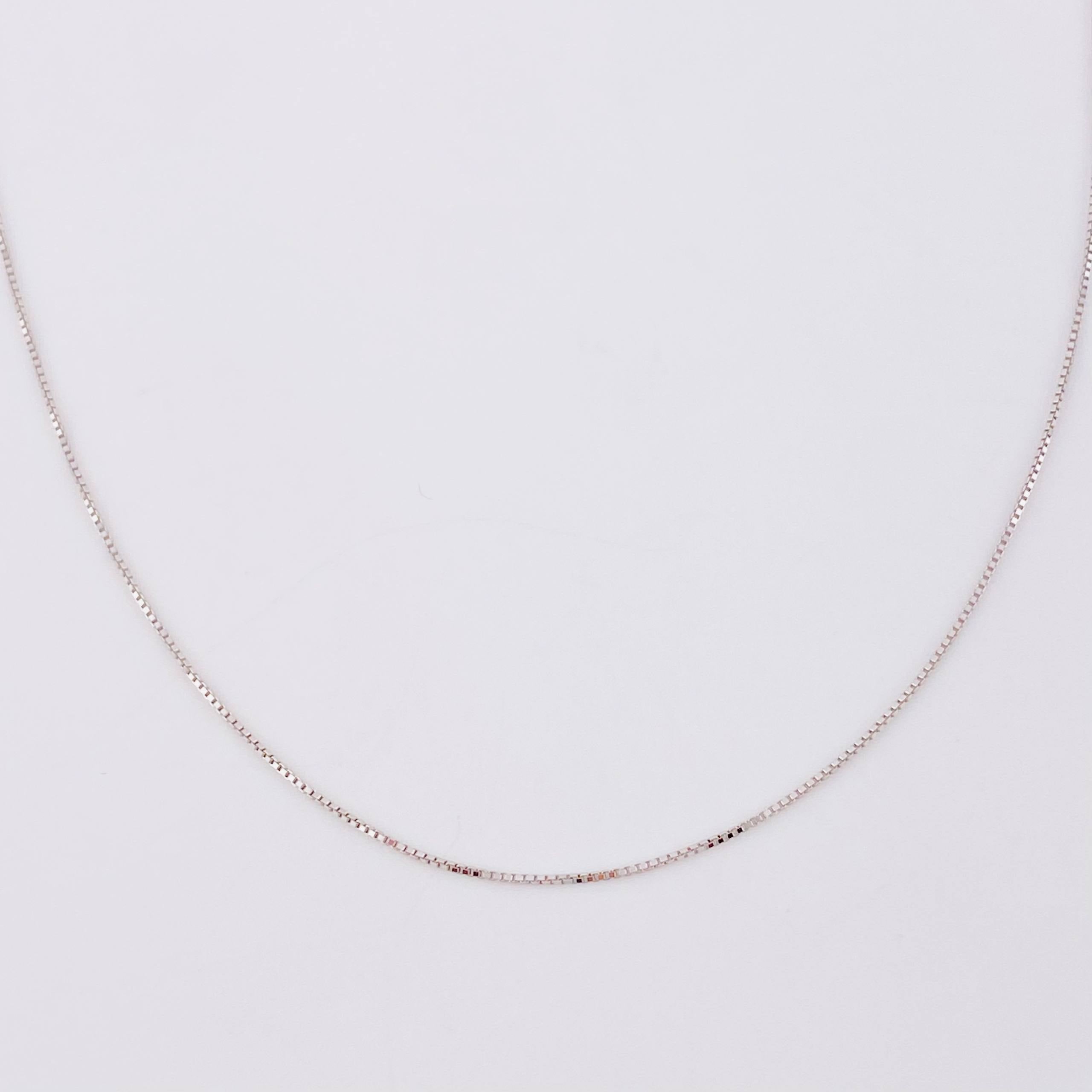 Cadena Venenciana 1.75 g / 19 3/4 in / 0.65 mm Oro Blanco 18K