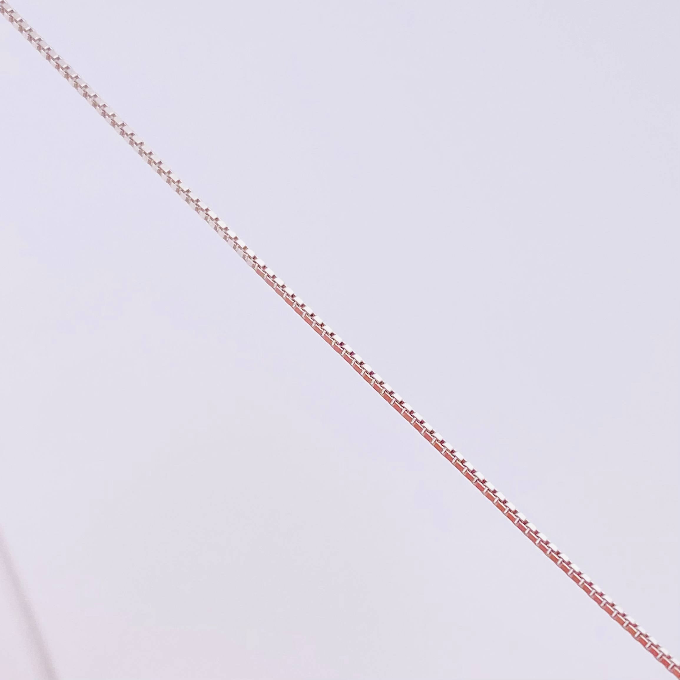 Cadena Venenciana 1.1 g / 15 3/4 in / 0.6 mm Oro Blanco 18K