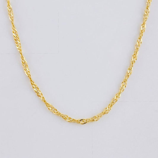 Singapore Chain 3.45 g / 29 in / 1.45 mm Yellow Gold 18K