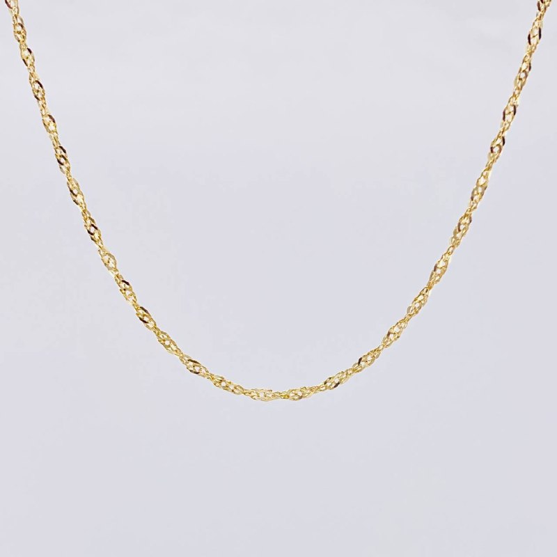 Singapore Chain 3.45 g / 29 in / 1.45 mm Yellow Gold 18K