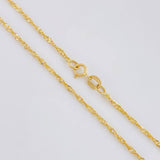 Singapore Chain 3.45 g / 29 in / 1.45 mm Yellow Gold 18K