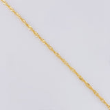 Singapore Chain 3.45 g / 29 in / 1.45 mm Yellow Gold 18K