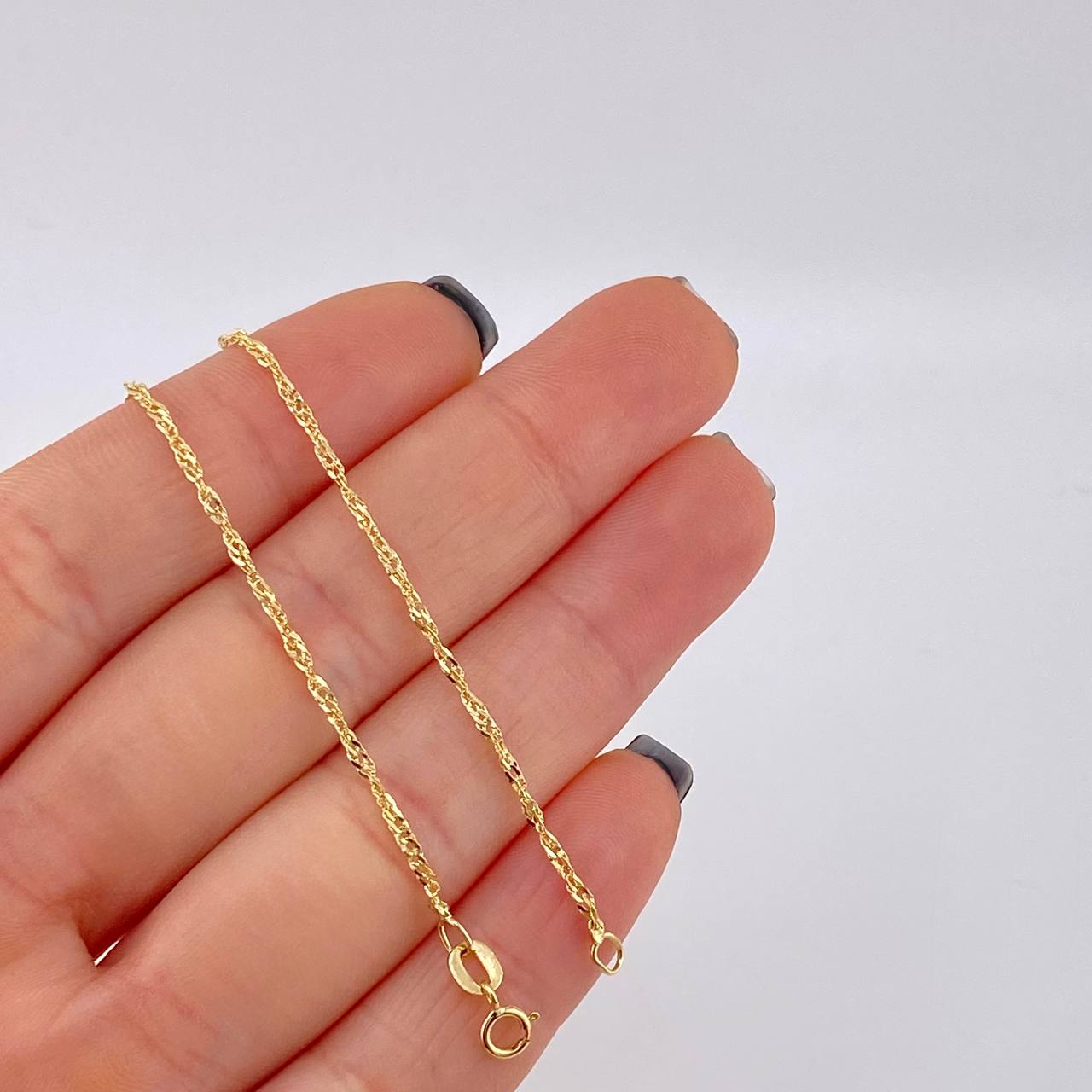 Singapore Chain 3.45 g / 29 in / 1.45 mm Yellow Gold 18K
