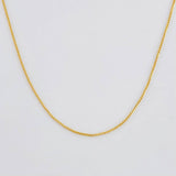 Cadena Venenciana 0.9 g / 40 cm / 0.6 mm Oro Amarillo 18K