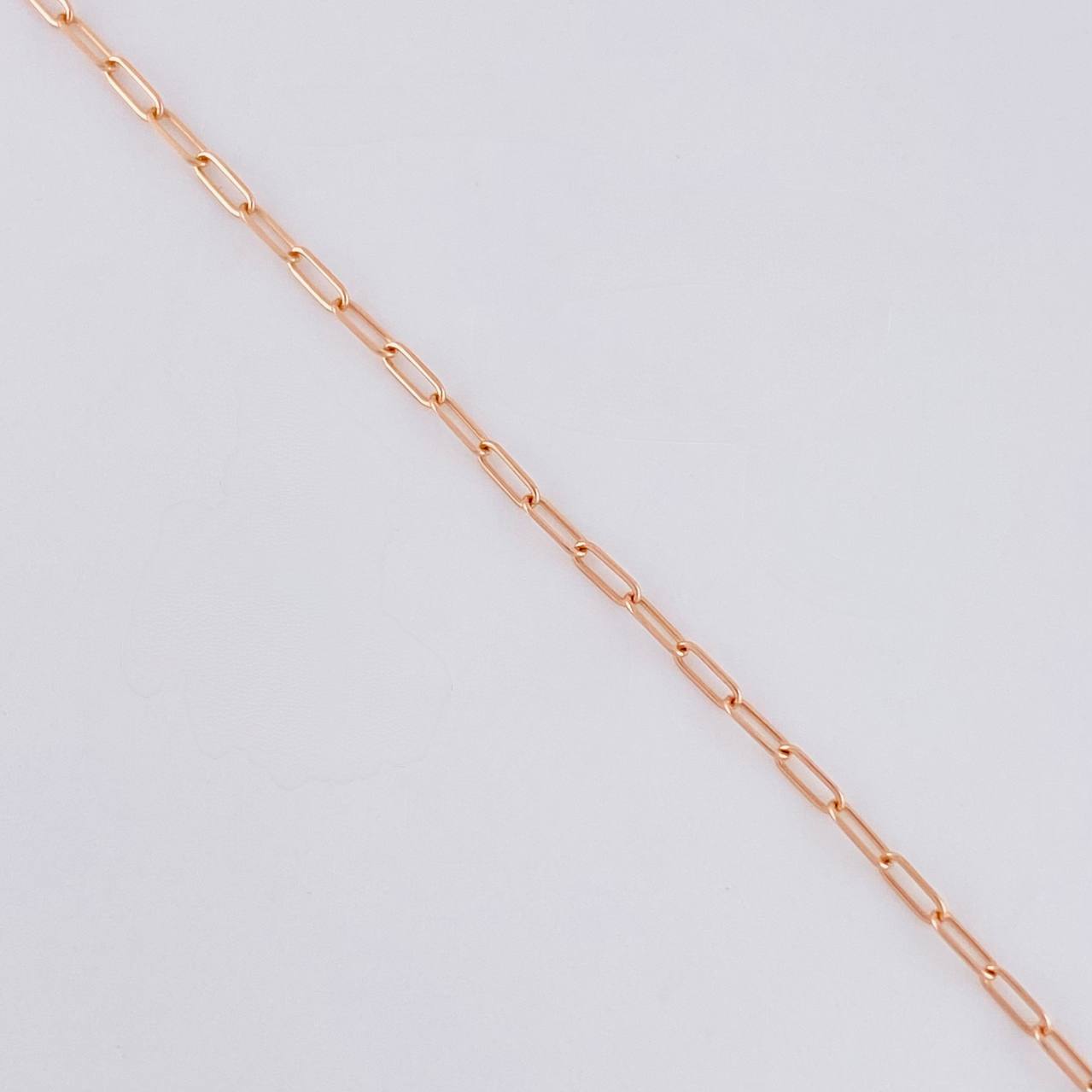 Cadena Cajón 0.85 g / 16 in / 0.95 mm Oro Rosa 18K
