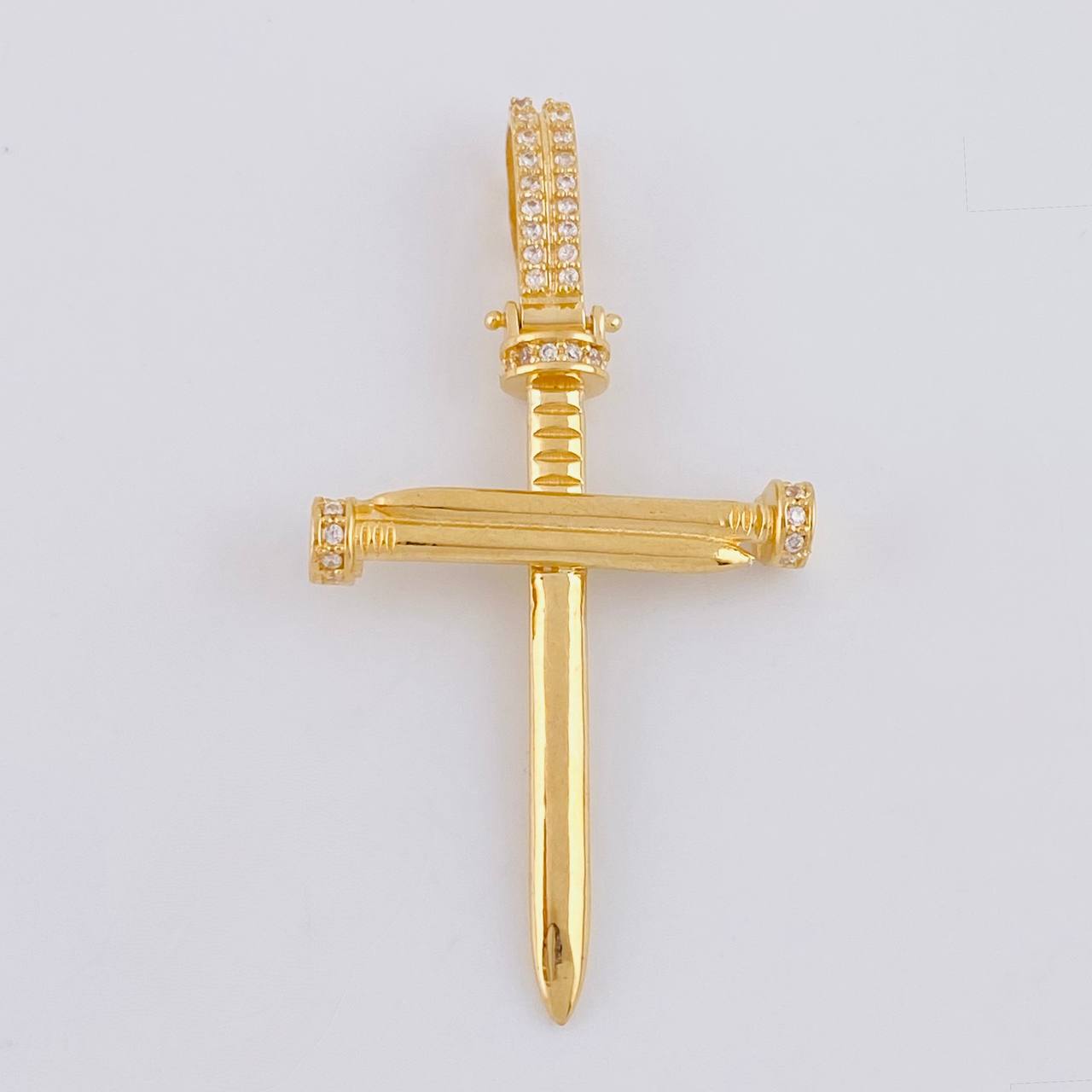 Pendant Nail Cross 4.1 g / 1 3/4 in 18K Yellow Gold