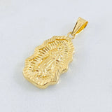 Dije Silueta Virgen Guadalupe 1.65gr / 1 1/4 in / Oro Amarillo 18K ©