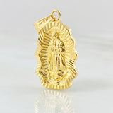 Dije Silueta Virgen Guadalupe 1.65gr / 1 1/4 in / Oro Amarillo 18K ©