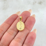 Dije Virgen Guadalupe 1.25gr / 1 in / Oro Amarillo 18K *