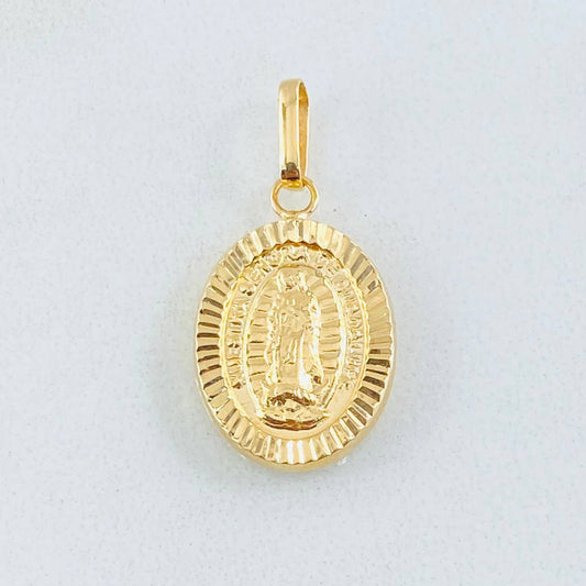 Dije Virgen Guadalupe 1.05gr / 1 in / Oro Amarillo 18K *