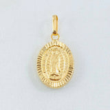 Dije Virgen Guadalupe 1.05gr / 1 in / Oro Amarillo 18K *