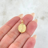 Dije Virgen Guadalupe 1.05gr / 1 in / Oro Amarillo 18K *