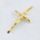 Dije Cruz Cristo 2.4gr / 2 1/4 in / Oro Amarillo 18K *