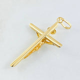 Dije Cruz Cristo 1.95gr / 2 in / Oro Amarillo 18K