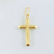 Dije Cruz 1.15gr / 1 1/2 in / Oro Amarillo 18K