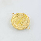 Herraje San Benito 1.55gr / 1 in / Oro Amarillo 18K