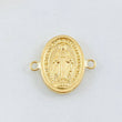 Herraje Virgen Milagrosa 1.5gr / 3/4 in / Oro Amarillo 18K *