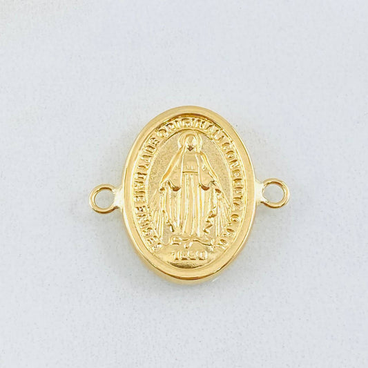 Herraje Virgen Milagrosa 1.5gr / 3/4 in / Oro Amarillo 18K *