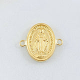 Herraje Virgen Milagrosa 1.5gr / 3/4 in / Oro Amarillo 18K *