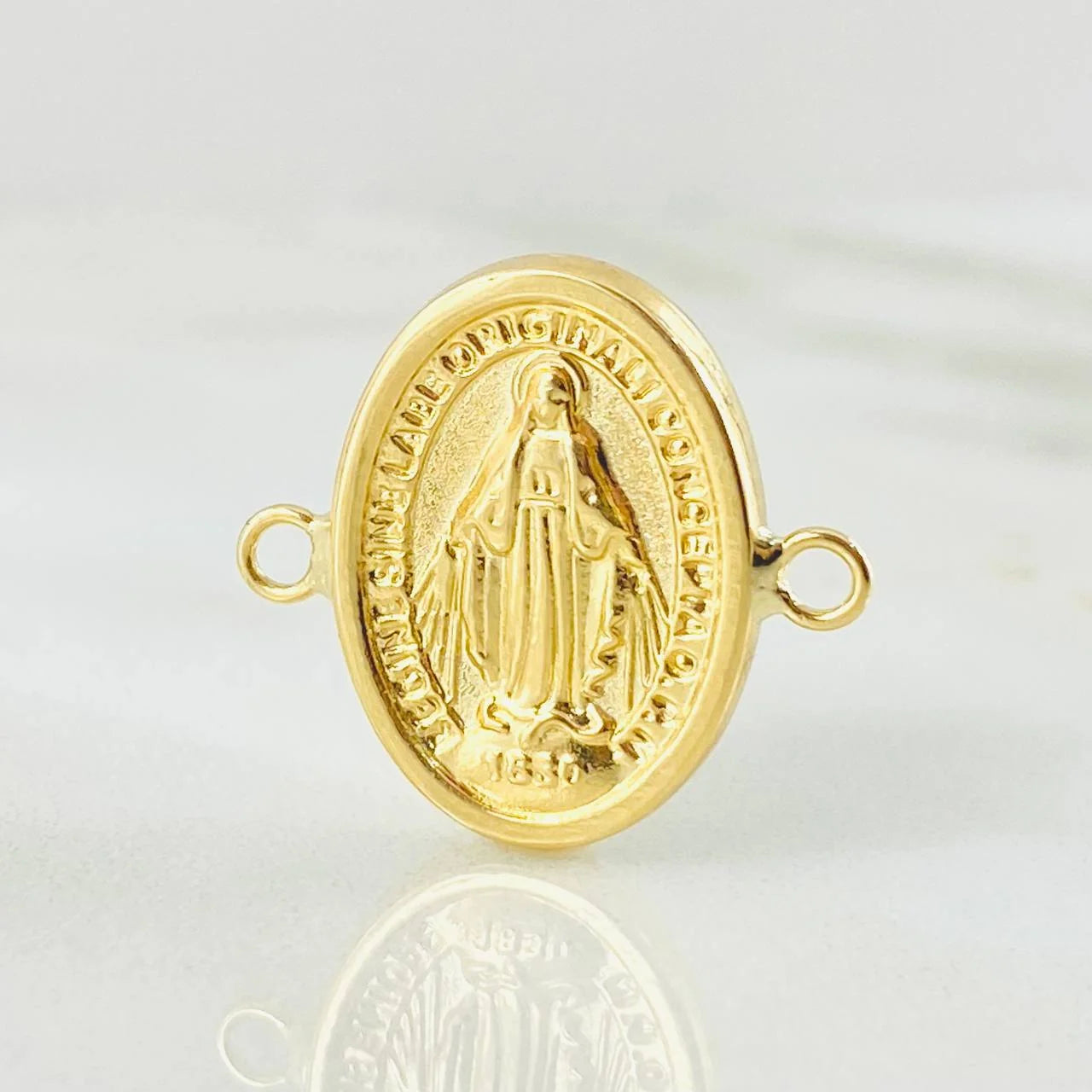 Herraje Virgen Milagrosa 0.65g / 1/2 in Oro Amarillo 18K