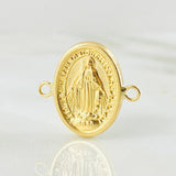 Herraje Virgen Milagrosa 1.5gr / 3/4 in / Oro Amarillo 18K *