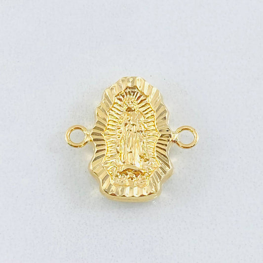 Herraje Virgen Guadalupe 1.2gr / 3/4 in / Oro Amarillo 18K