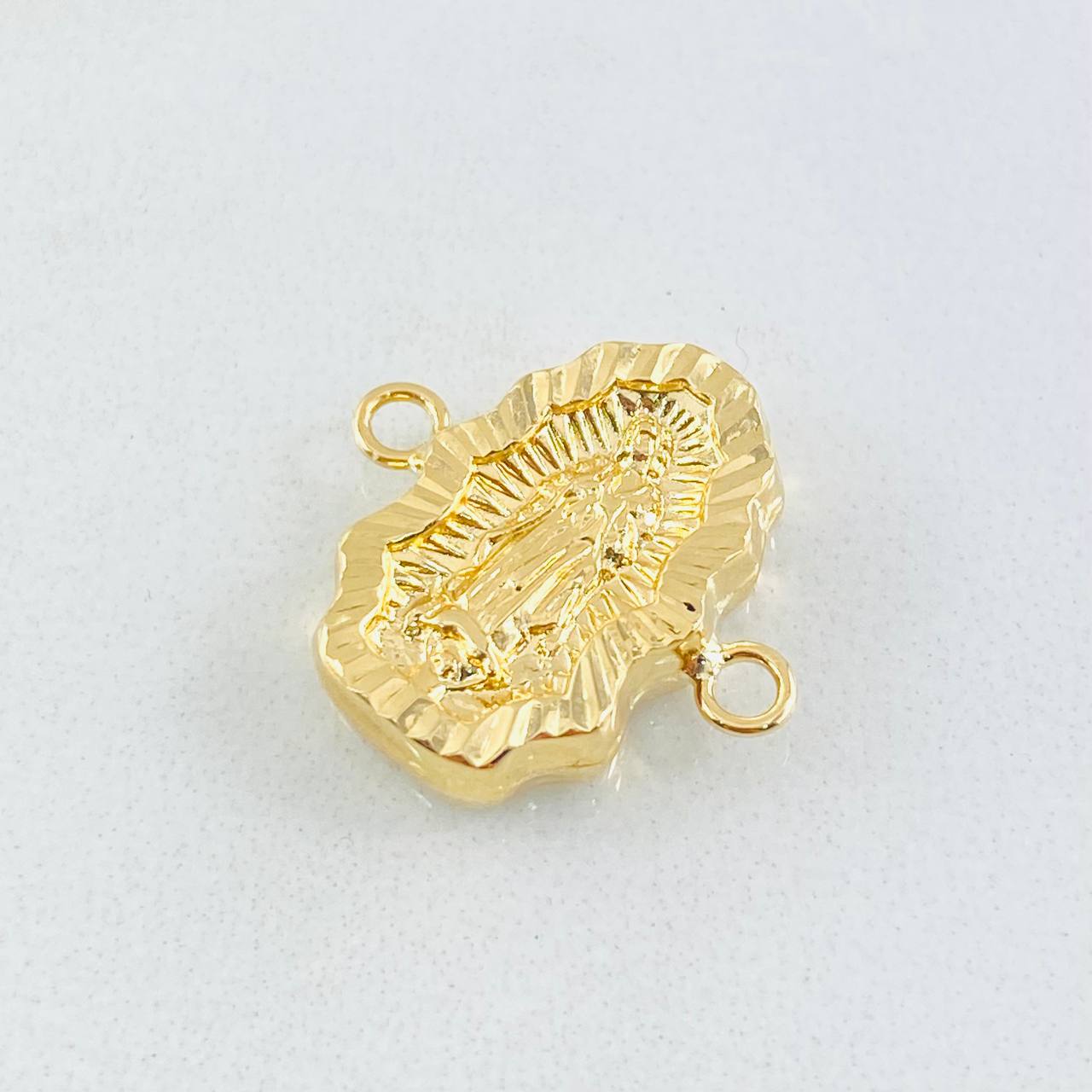 Herraje Virgen Guadalupe 1.2gr / 3/4 in / Oro Amarillo 18K