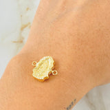 Herraje Virgen Guadalupe 1.2gr / 3/4 in / Oro Amarillo 18K