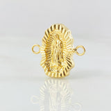 Herraje Virgen Guadalupe 1.2gr / 3/4 in / Oro Amarillo 18K