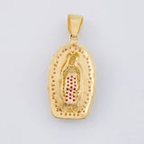 Dije Virgen De Guadalupe 5.15g / 1 1/2 in Oro Amarillo 18K
