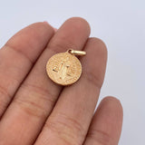 Pendant San Benito 2.8gr / 2.2cm / 18K Yellow Gold &