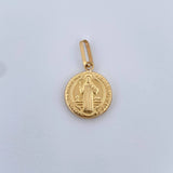 Pendant San Benito 1gr / 2.3cm / 18K Yellow Gold Stamped &