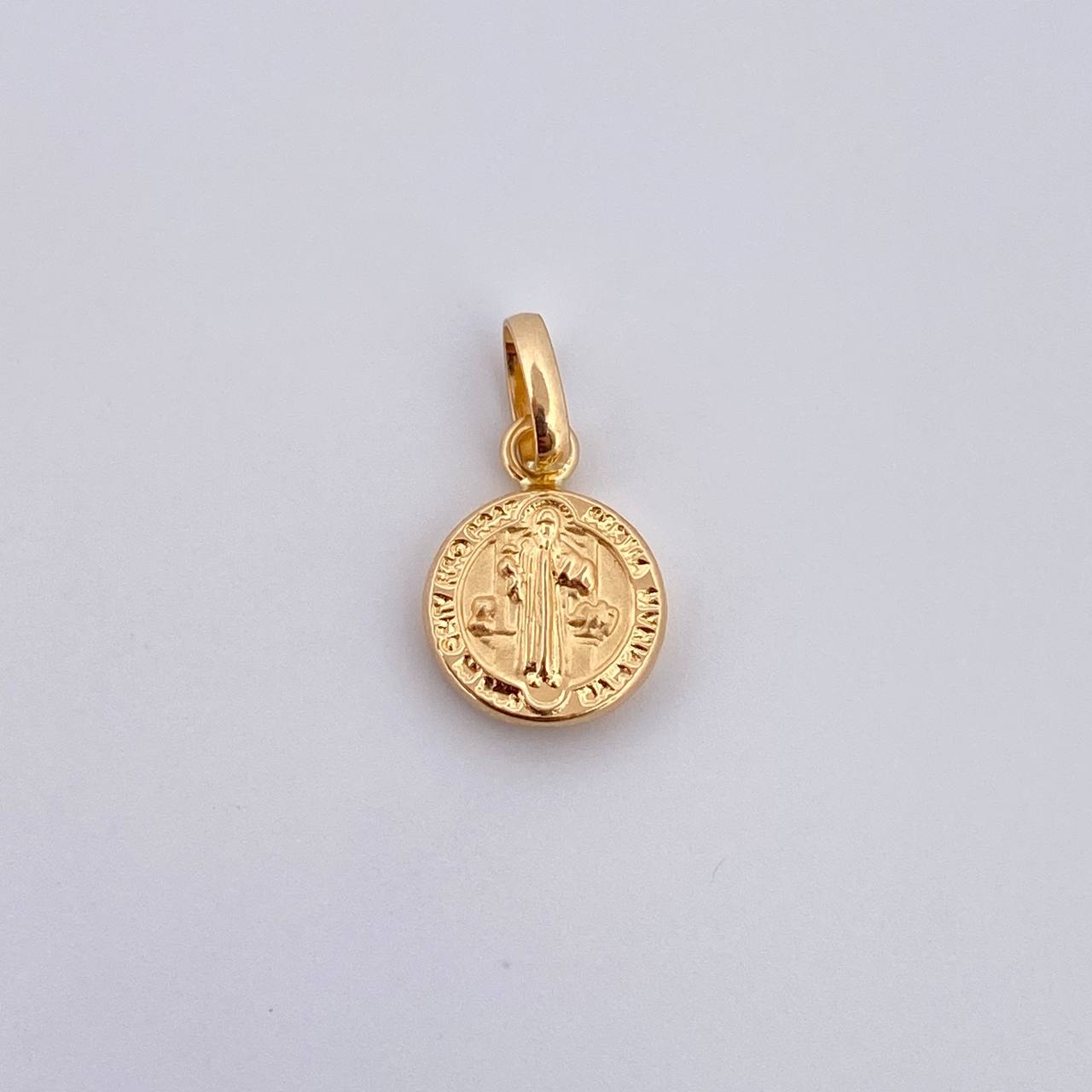 Pendant San Benito 0.45gr / 1.5cm / 18K Yellow Gold Stamped &