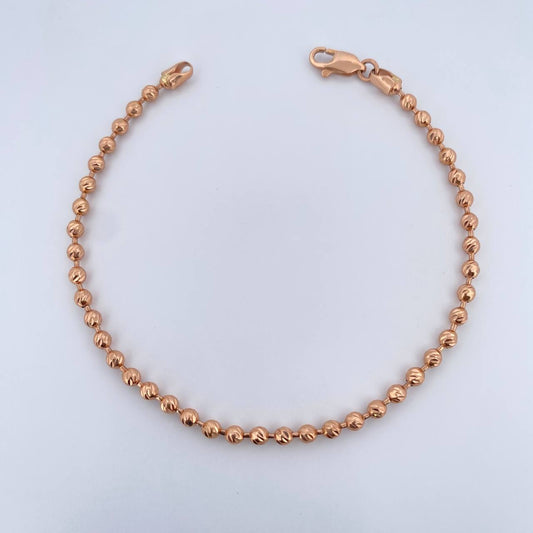 Military Bracelet 5.2gr / 7.1in / 18K Gold $