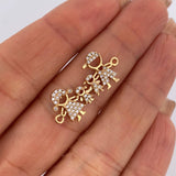 Charm Family 2gr / 1.1in / 18K Gold &