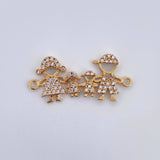 Charm Family 2gr / 1.1in / 18K Gold &
