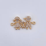 Herraje Familia 1.65gr / 2.2cm / Oro 18K &