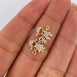 Herraje Familia 1.65gr / 2.2cm / Oro 18K &
