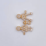 Charm Family 1.55gr / 0.9in / 18K Gold &