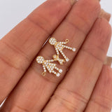 Herraje Familia 1.6gr / 2.2cm / Oro 18K &