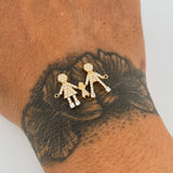 Charm Family 1.55gr / 0.9in / 18K Gold &