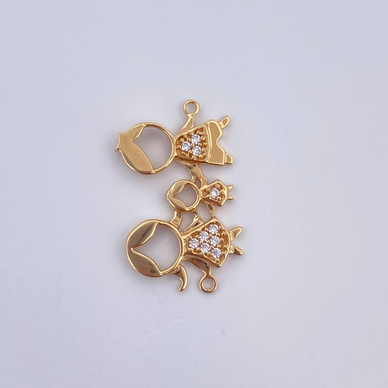 Charm Family 1gr / 1.8cm / 18K Gold &