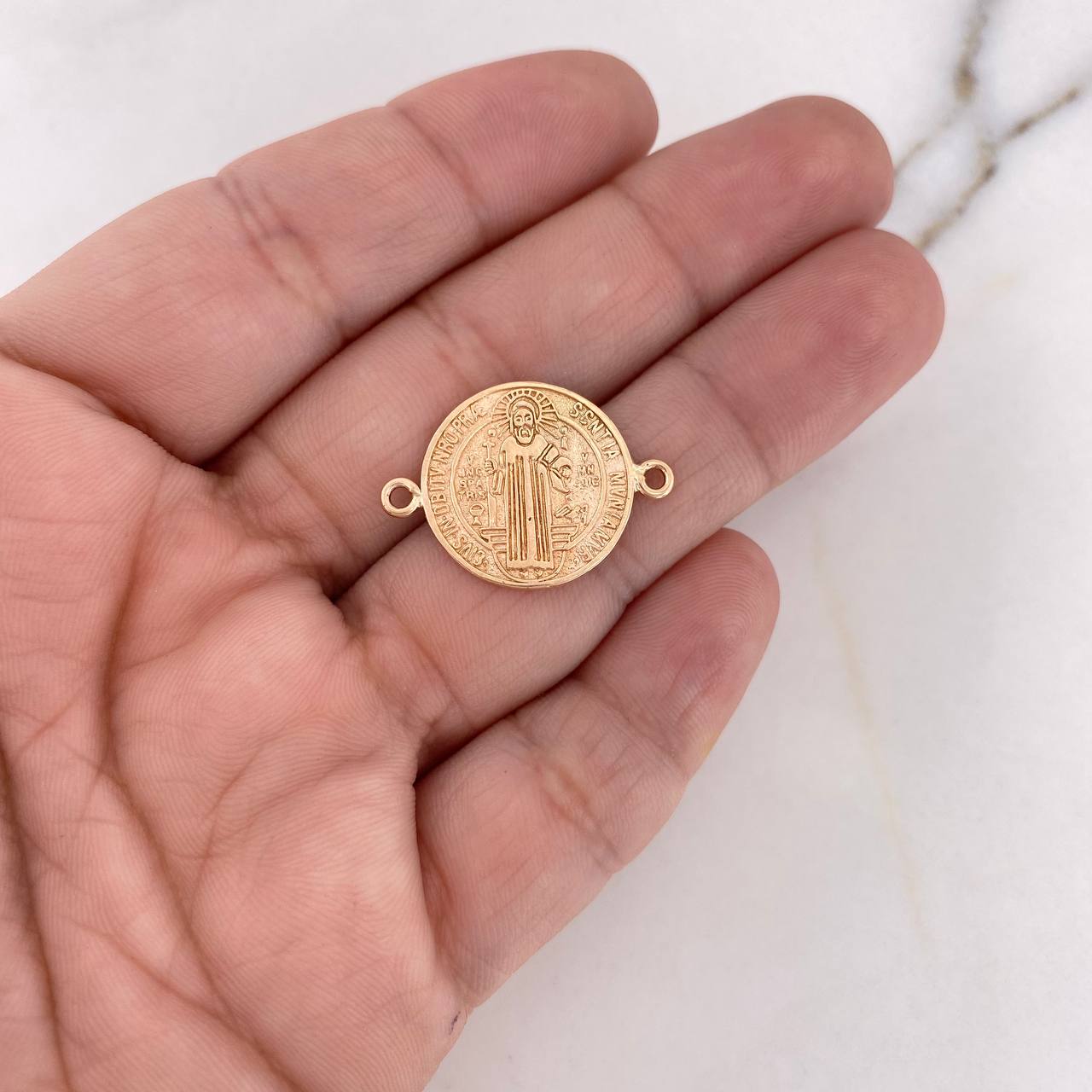 Charm San Benito 2.75gr / 2.5cm / Flat 18K Rose Gold #