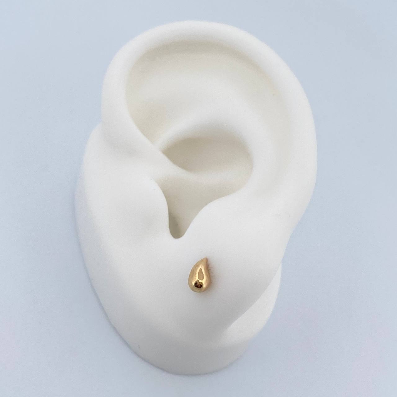 Topos Gota 0.65gr / 4mm Oro Amarillo 18K $