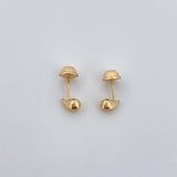 Topos Gota 0.45gr / 3mm Oro Amarillo 18K $
