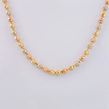 Cadena Militar 17.2 g / 24 in / 3.1 mm Tres Oros 18K