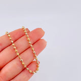 Cadena Militar 17.2 g / 24 in / 3.1 mm Tres Oros 18K